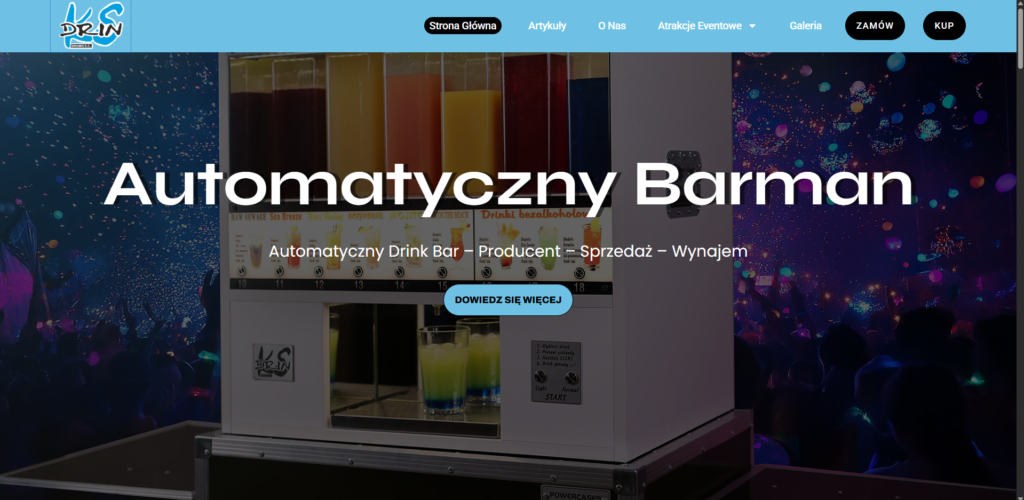barman zrzut